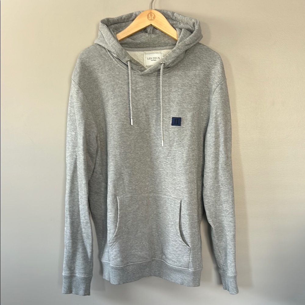 Les Deux Piece Hoodie‎ Gray Size XL 100% Cotton